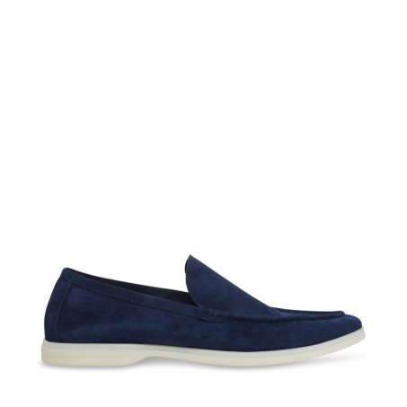 Loafers Steve Madden Larken Gamuza Hombre Azules | ES XY42E1